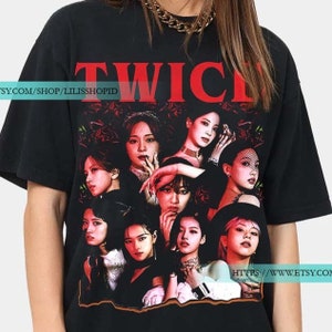 TWICE CHEER UP Tzuyu signed kpop T-shirt tee TWICE CHEER UP Tzuyu signed kpop T-shirt tee