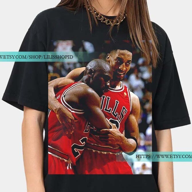 Michael Jordan T Shirt Scottie Pippen 
