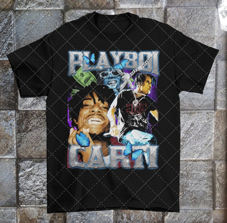 PLAYBOI CARTI Vintage 90/'s Rap tee shirt