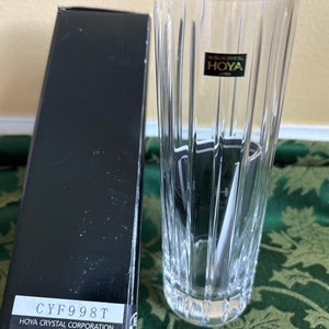 Hoya Crystal Vase - Etsy