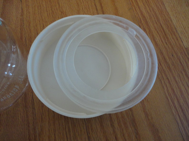 Vintage Pyrex See N Store Glass Canisters: White/bone Lids, USA Made - Etsy