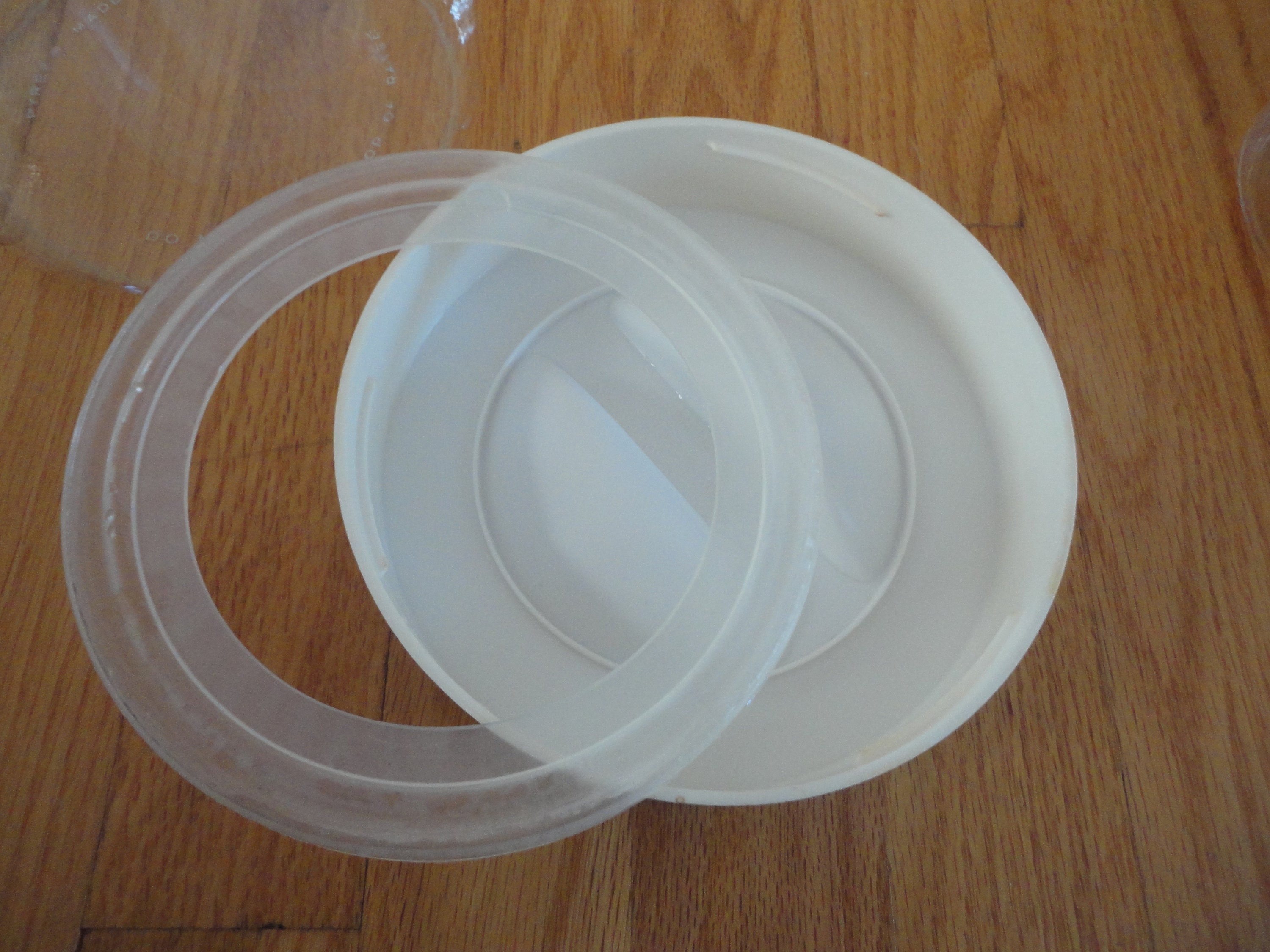 Vintage Pyrex See N Store Glass Canisters: White/bone Lids, USA Made - Etsy