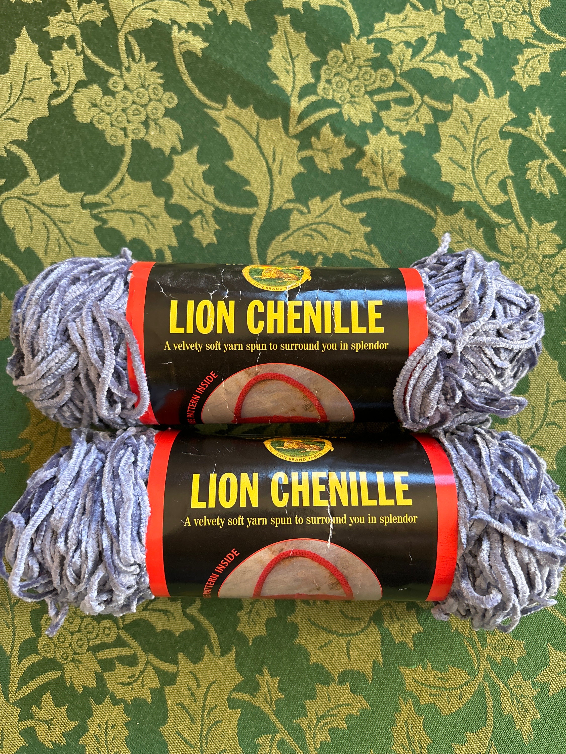 Lion Brand Chenille Thick and Quick Yarn Etsy