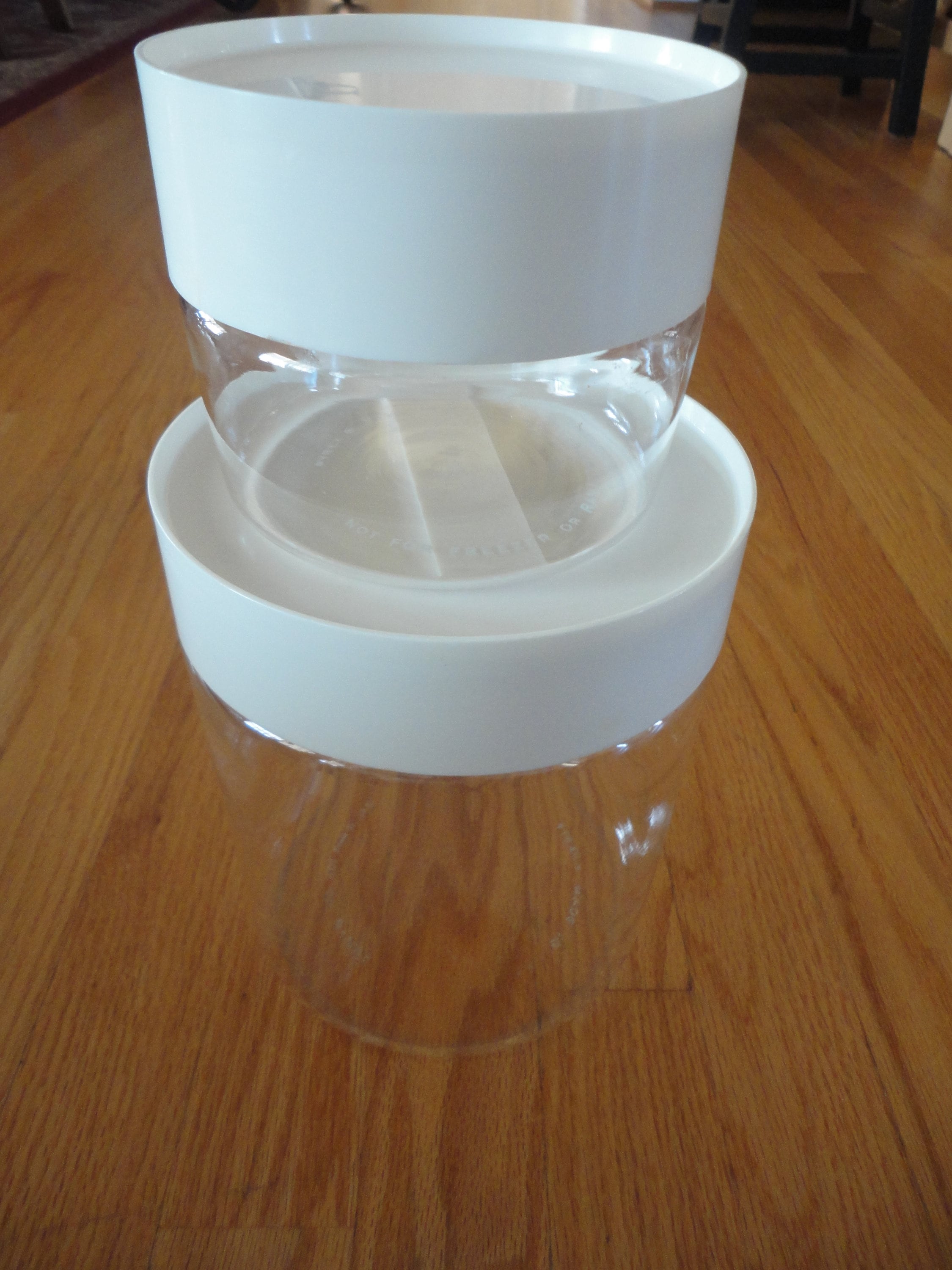 Vintage Pyrex See N Store Glass Canisters: White/bone Lids, USA Made - Etsy