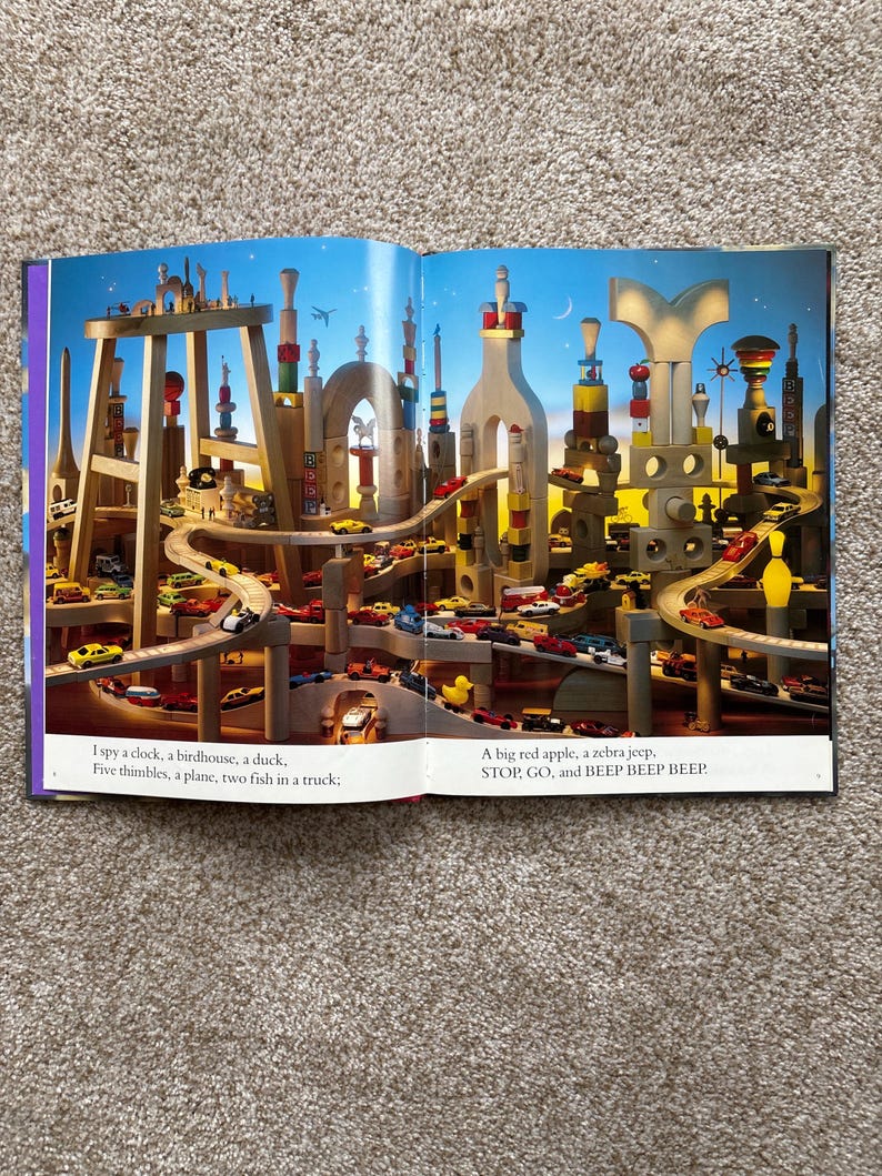 1994 I SPY Fantasy A Scholastic Book of Picture Riddles Hardcover Book ...