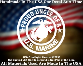 Proud Uncle Of A Soldier U.S. Army Round Decal - Die Cut, UV Resistant, Made In USA - View #6