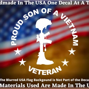 Vietnam Veteran T-Shirt Sticker for Sale by HolidayT-Shirts