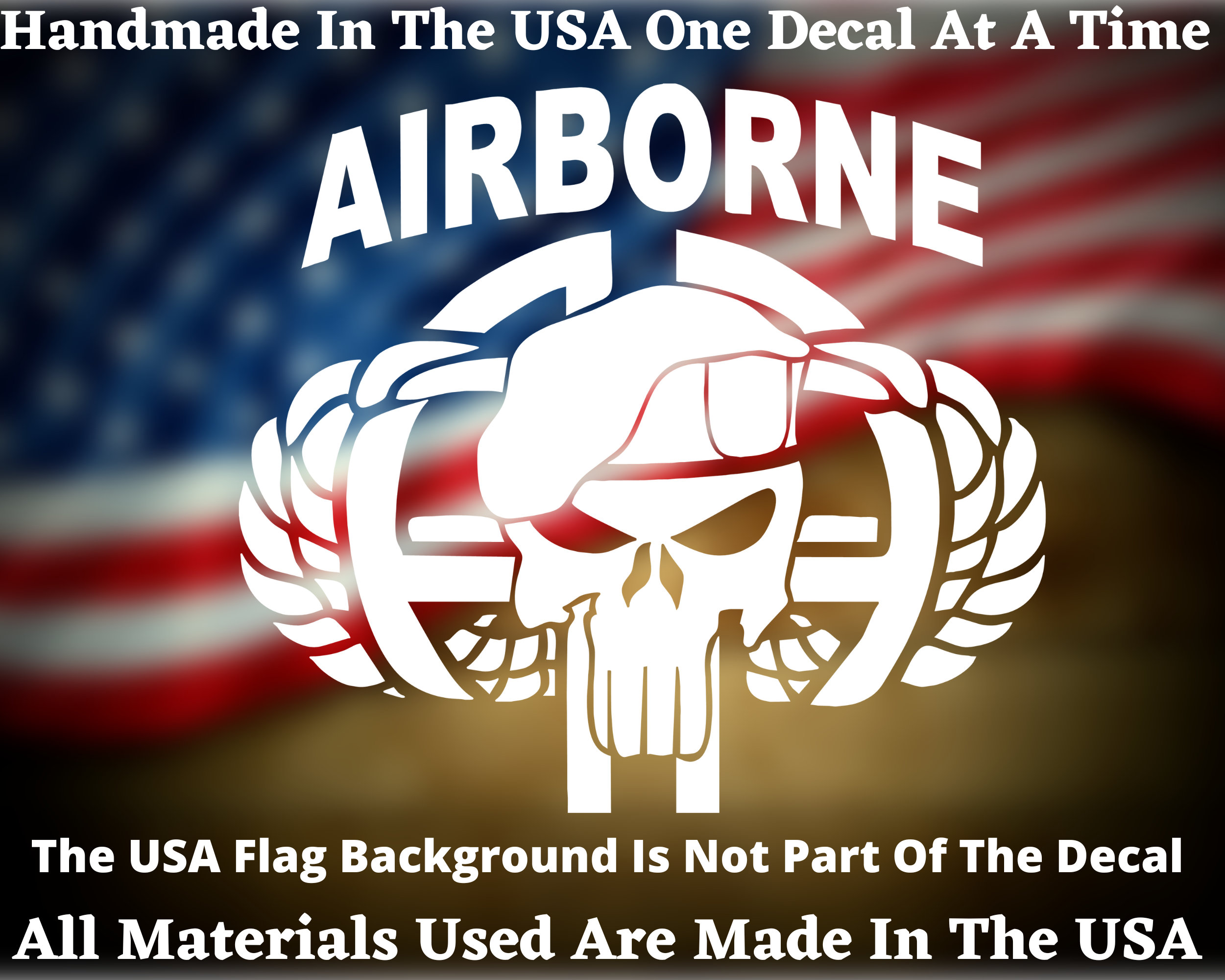 82nd Airborne #2 Car Truck Van Window or Bumper Sticker Vinyl Decal USA ...