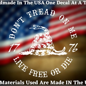 DONT TRED ON ME Domed Stainless Keychain Proud Flag Car 3D 45mm x 30mm Merica