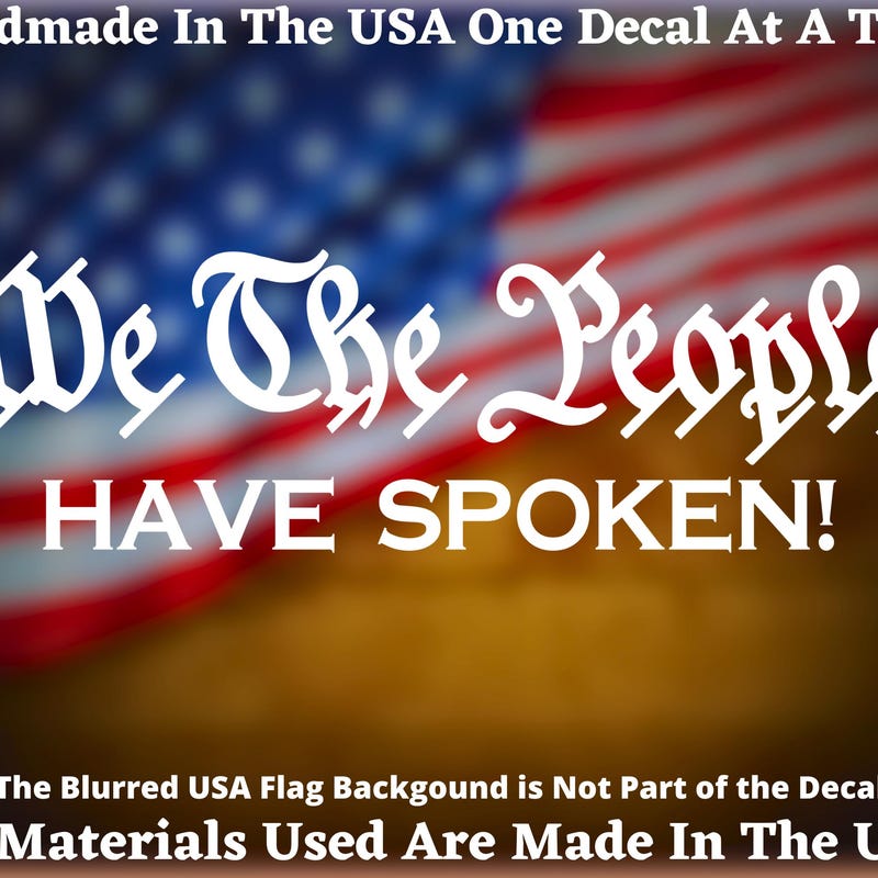 They Have Spoken Etsy