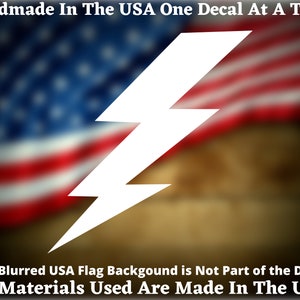 Lightning Bolt Electricity Decal For Car Truck Van Window Decal Bumper Sticker Tumbler USA Seller Made In America