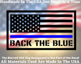 LEO Roll Of 250 Law Enforcement Blue Line Stickers – 2x1.5 Inch Rectangle Support Decals - View #7