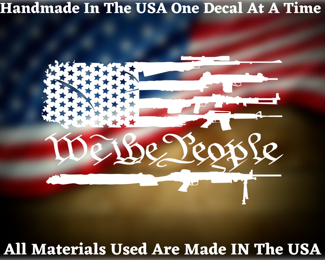 Bandiera 3x5 2° Emendamento USA We The People Guns NRA - Trade Winds, Poliestere Nylon, Nuova