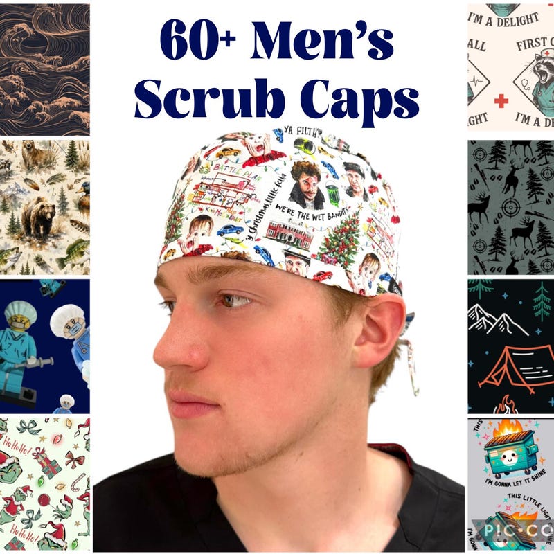 Surgical Guide.pdf Surgical Caps Unisex - Etsy