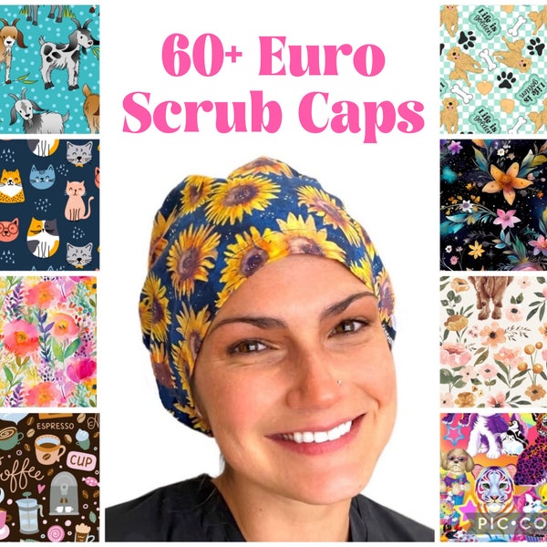 Scrub Hats Etsy