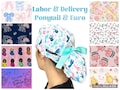 Labor & Delivery Ponytail Scrub Cap: OBGYN Nurse Hat, Satin Lining