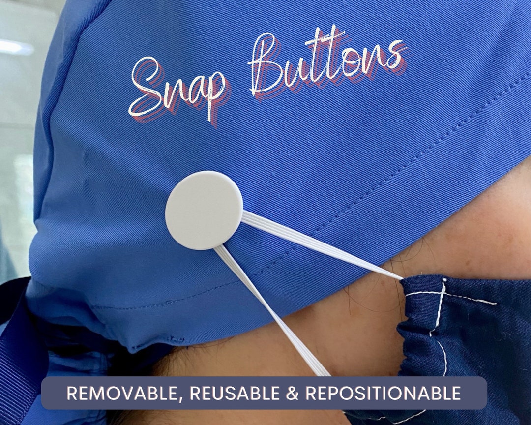 Snap Buttons, Mask Snaps, Ear Saver Buttons, Mask Snaps for Scrub Caps