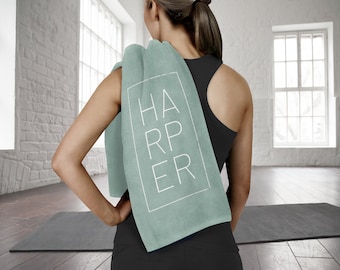 custom yoga towels