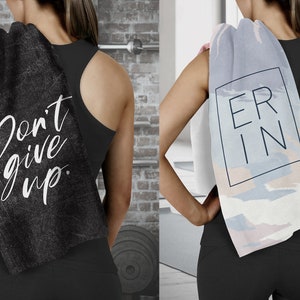 Gym Workout Towels ~Motivation Towel ~Custom Gym Towel ~Sweat Towel ~Workout Towel ~Sports Towel ~Motivational Gym Towel ~Gym Gift Towel