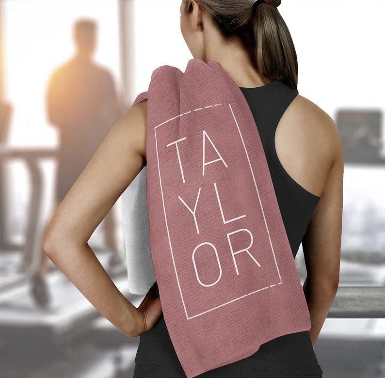 Gym Towel Customised Gym Towel sports Towel Personalised Etsy