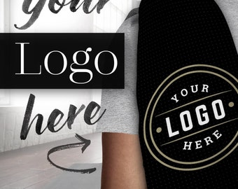 Logo on Towel, Gym Towel with Logo, Customised Gym Towel, Personalised Gym Towel, Workout Towel, Gym Logo, Logo on Gym Towel, Your logo here