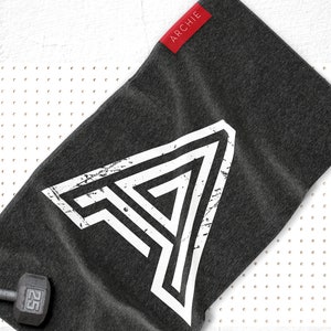 Gym Workout Towel ~Personalised Towel ~Name on Towel ~Initial on Towel ~Workout Towel ~Sweat Towel ~Gym Essentials ~Top Gym Gift ~Gym Gifts