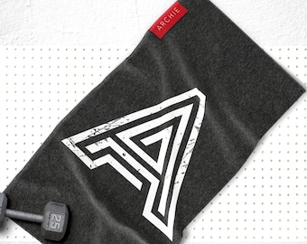 Gym Workout Towel ~Personalised Towel ~Name on Towel ~Initial on Towel ~Workout Towel ~Sweat Towel ~Gym Essentials ~Top Gym Gift ~Gym Gifts