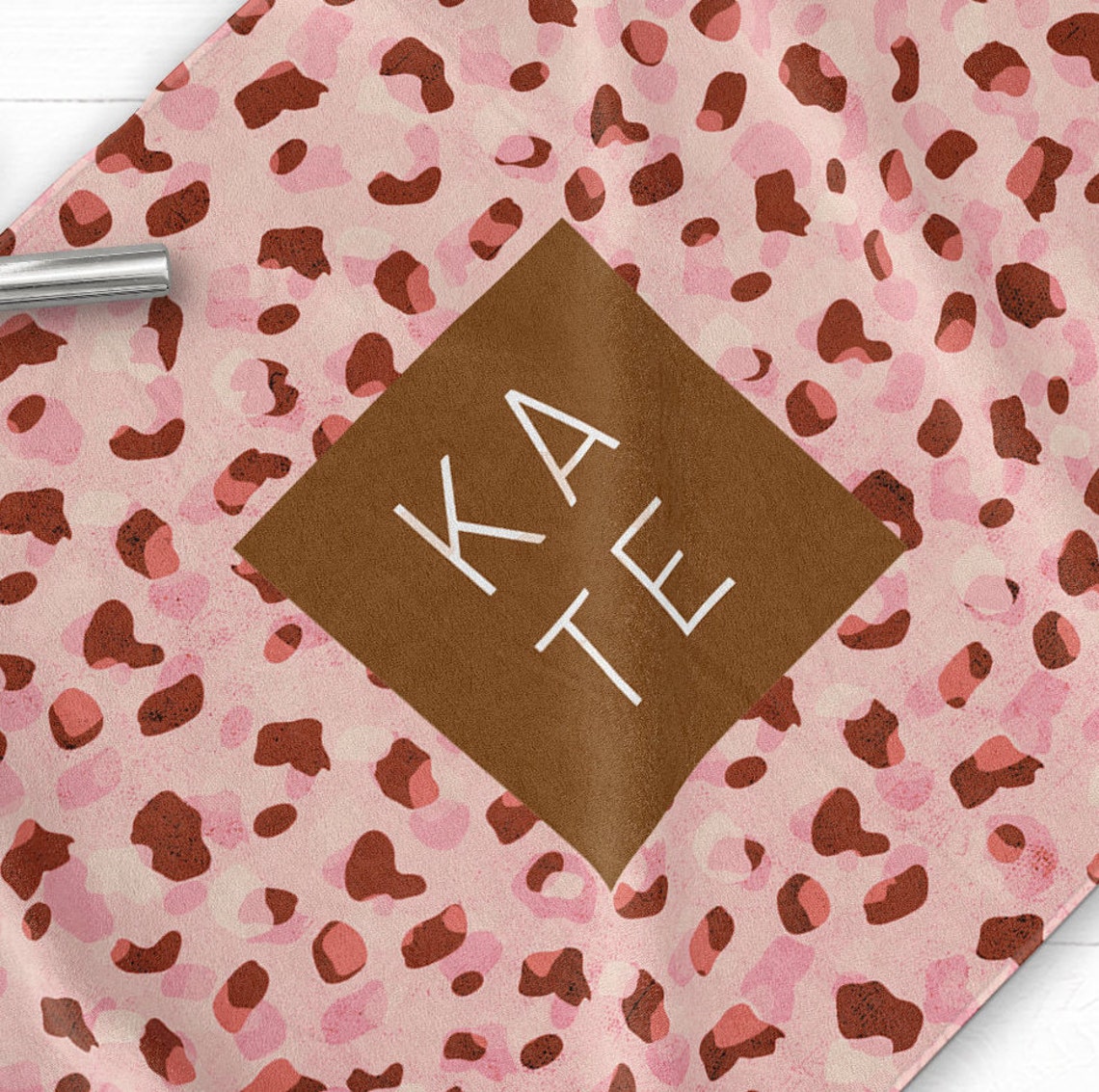 Leopard Print Gym Towel animal Print Gym Towel leopard Etsy Australia