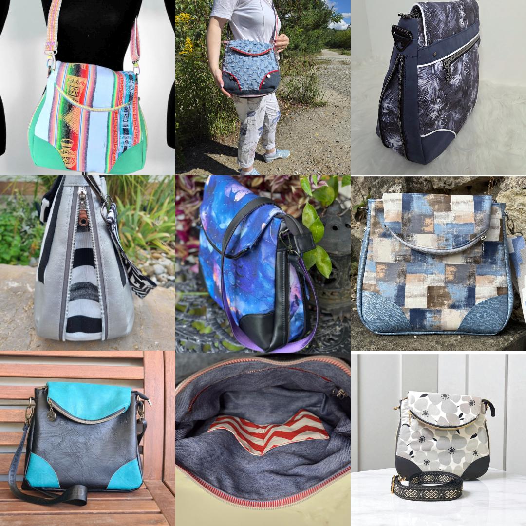 Crossbody Bag Sewing Pattern, Melody Crossbody Bag, ENGLISH Pattern - Etsy