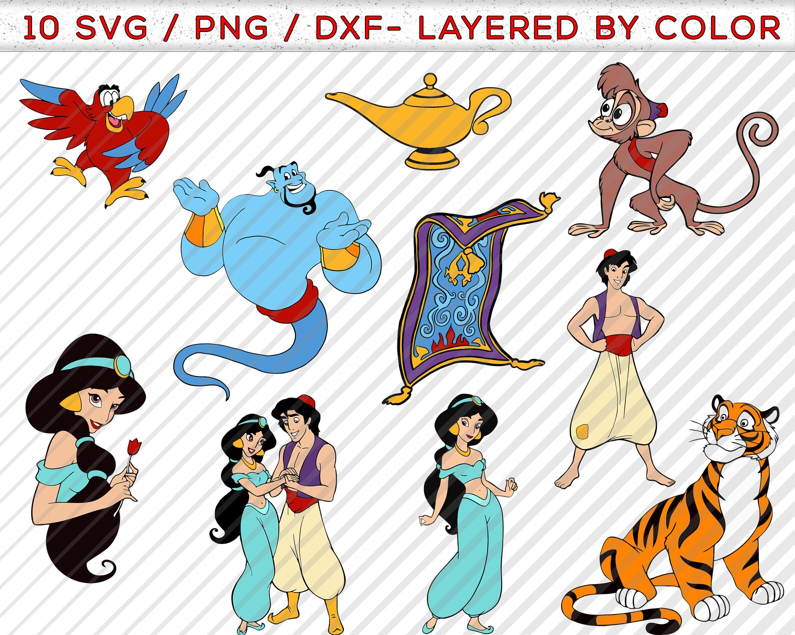 310 ALADDIN CLIPART Aladdin SVG Aladdin Birthday Aladdin | Etsy