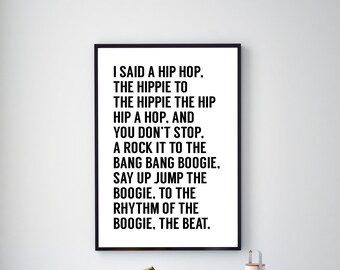 Rap Quotes Etsy