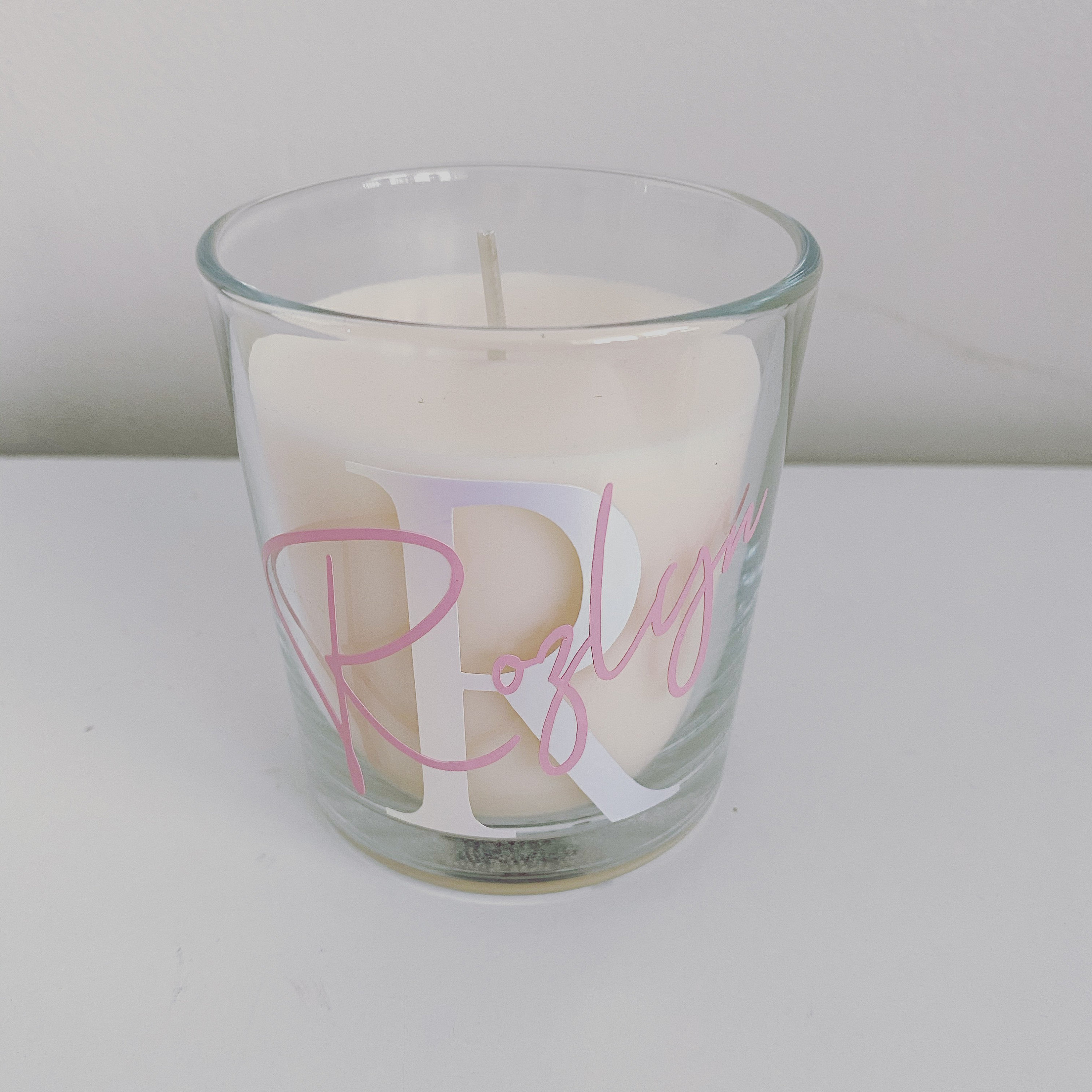 Personalised Scented Name CandleLetter Candle/Initial Etsy