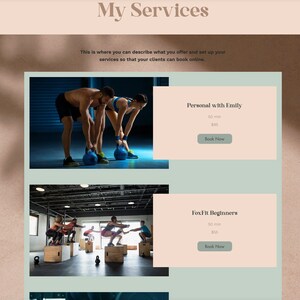 Wix Boho Natural Website Template - Coach Website Template - Wix Editor Website - Website Template - Female Entrepreneur image 7