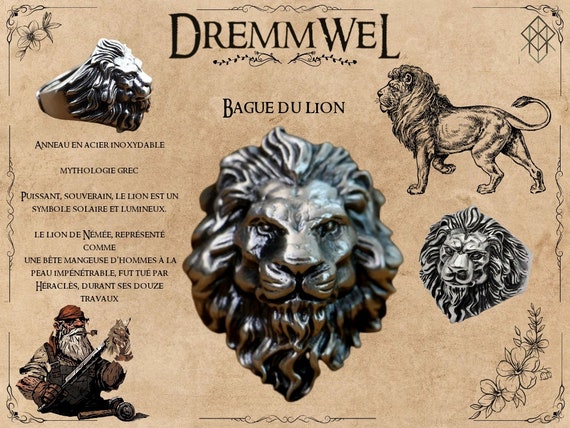 Etsy 2024 lion ring