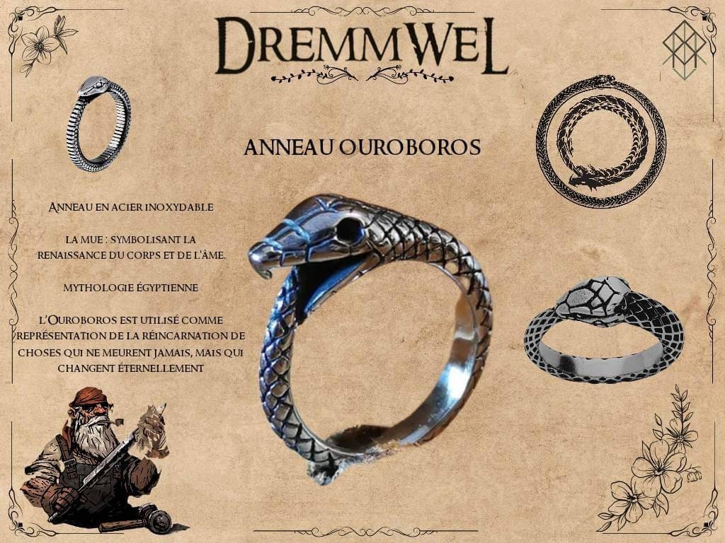 Ouroboros Ring Etsy Israel