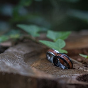 Wood and steel ring