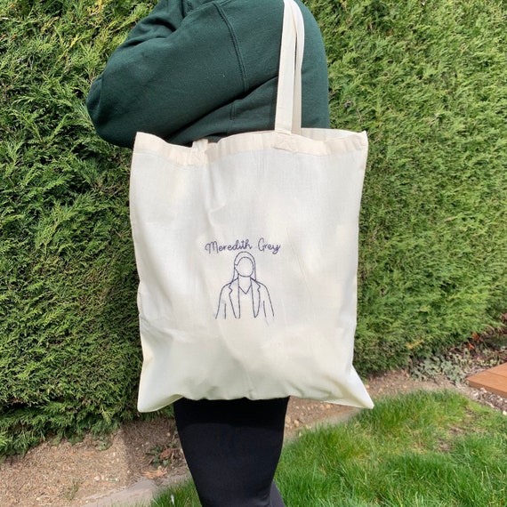 Meredith grey canvas best sale bag