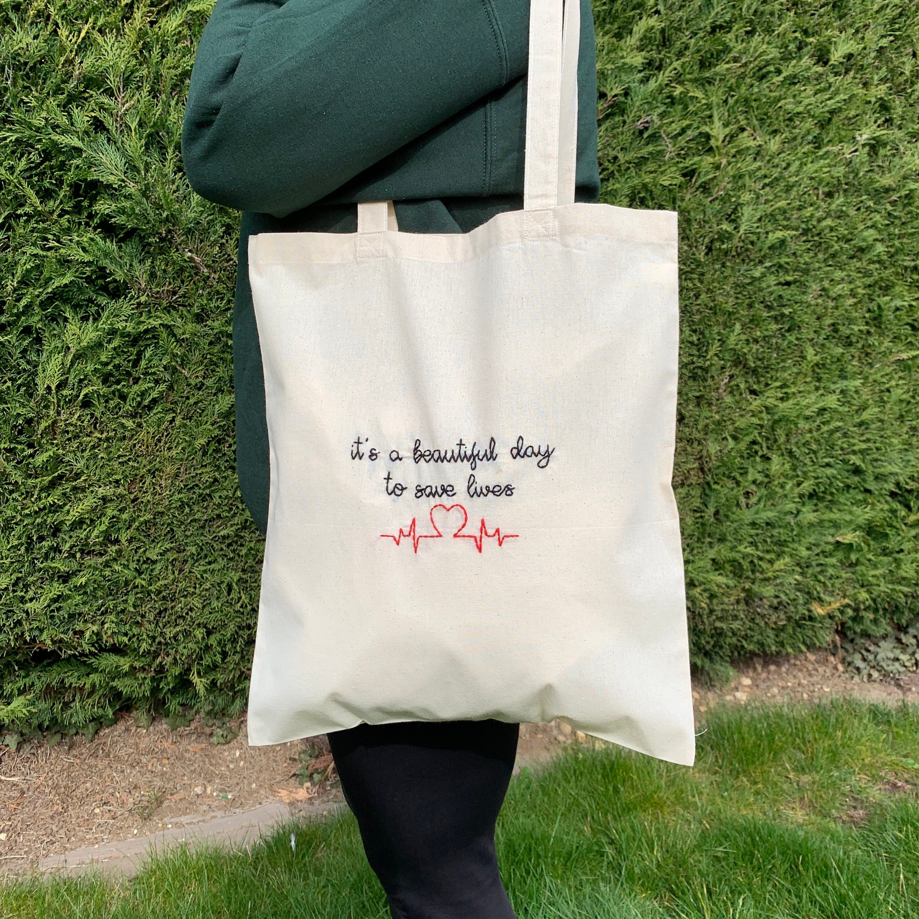 Emma Quote Tote Bag