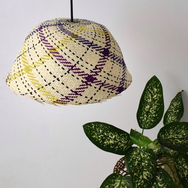 Straw Light Pendant Etsy