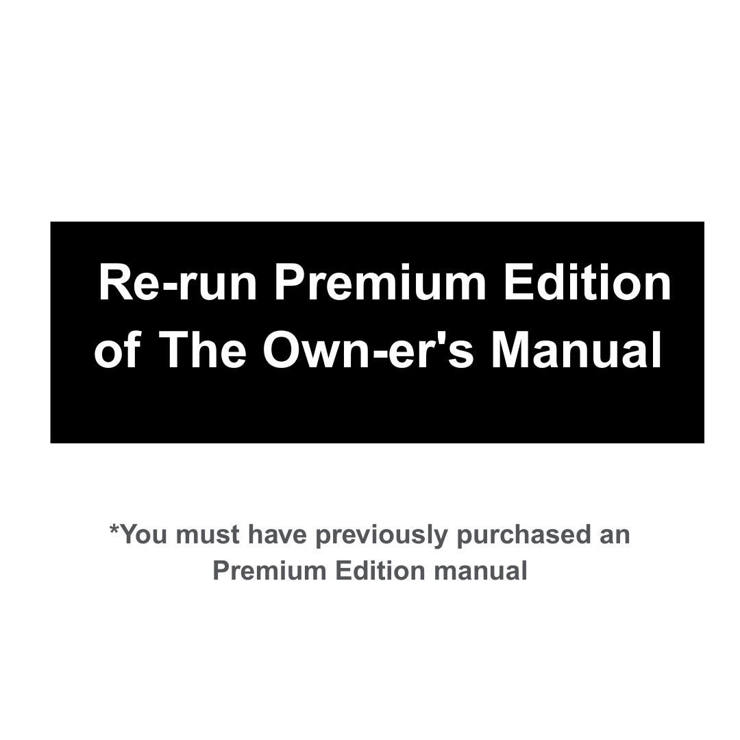 Re-run – Premium Own-er's Manual | Submit Revised Answers or Adjust ...