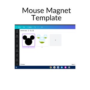 Mouse Magnet Canva Template