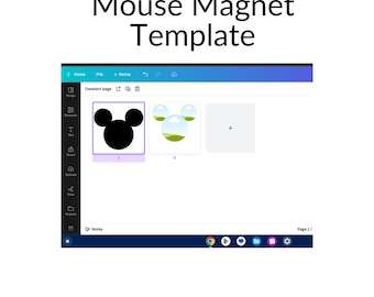 Mouse Magnet Canva Template