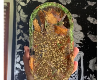 Custom Mini Tray, Photo Tray, Aesthetic Room Decor, Small Rolling Trays, Resin Tray
