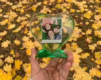 Custom Heart Picture Frame, Family Gifts, Bestfriend Gifts, Anniversary, Memorial, Custom Photo