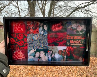 Large Rolling Tray, Custom Vanity Tray, Personalized Tray, Aesthetic Room Decor, Custom Gifts, Stoner Decor