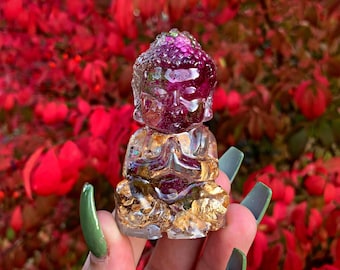 Mini Buddha Statue, Zen Sculpture, Boho Room Decor, Custom Gifts, Aesthetic Room Decor