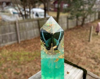 Large Resin Crystal Towers, Aesthetic Room Decor, Custom Gifts, Boho room decor, Bedroom Decor