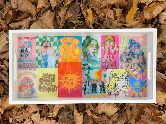 Custom Rolling Tray, Personalized Tray, Aesthetic Room Decor, Custom Gifts for friends