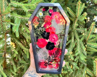 Floral Coffin Tray