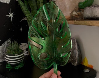 Monstera Leaf Plant Tray, Aesthetic Home Decor, Plant Lovers, Coasters, Boho Room Decor